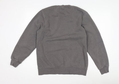 Mens UK Size M NICCE Grey Pullover Sweatshirt