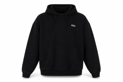 Fila Men's Black Pullover Hoodie M - Hooded with Pockets