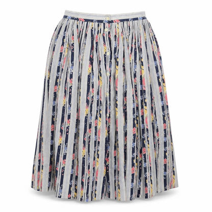 Womens UK Size 14 Jaeger Pleated Woven Skirt