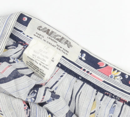 Jaeger Women's Multicoloured Pleated Midi Skirt, Size 14