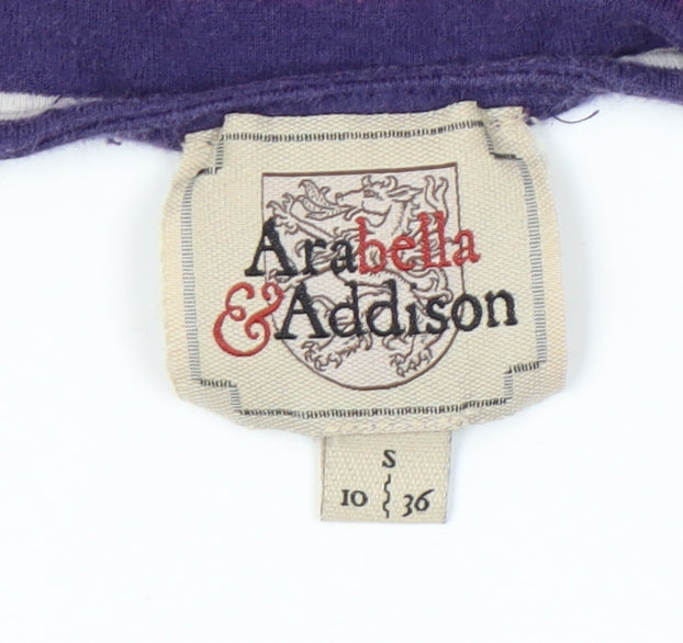 Womens UK Size 10 Arabella & Addison Multicoloured Basic T-Shirt