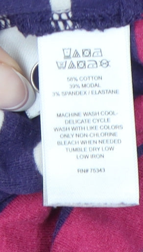 Womens UK Size 10 Arabella & Addison Multicoloured Basic T-Shirt