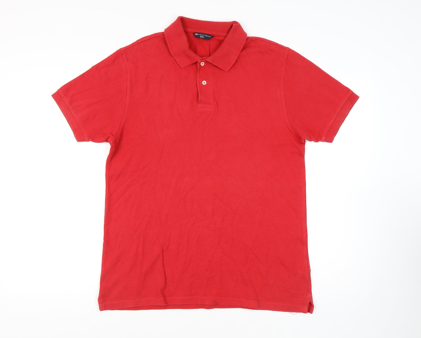 Marks and Spencer Red Men's Medium Polo Shirt