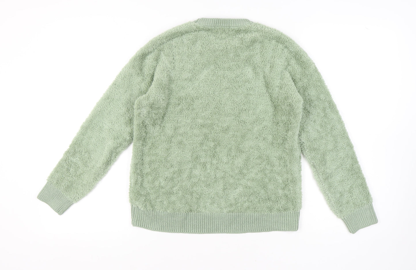 Topshop Women's Green Pullover Jumper - Size 10