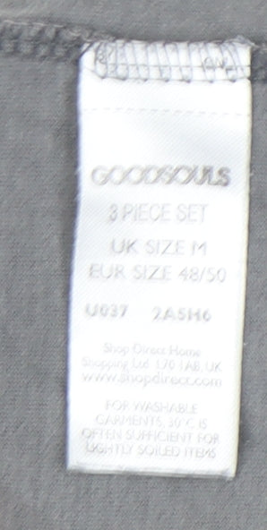 Goodsouls Men's Grey USA Navy Graphic T-Shirt Size M