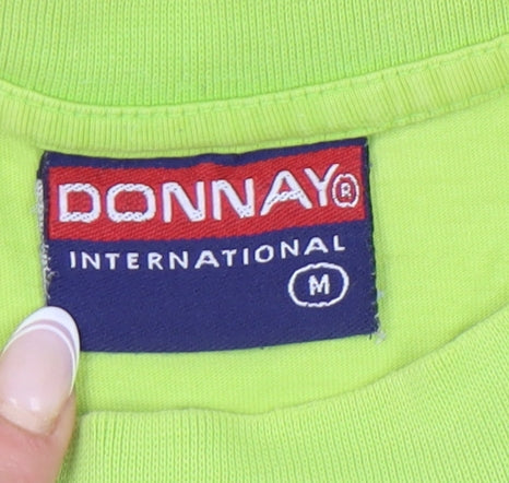 Mens UK Size M Donnay Green  T-Shirt