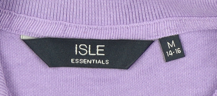 Womens UK Size M Isle Essentials Purple  Polo
