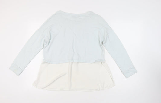 Womens UK Size M French Connection White Cropped Blouse