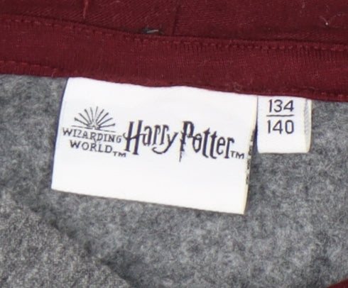 Harry Potter Grey Gryffindor Hoodie, Unisex Kids, 9-10 Years