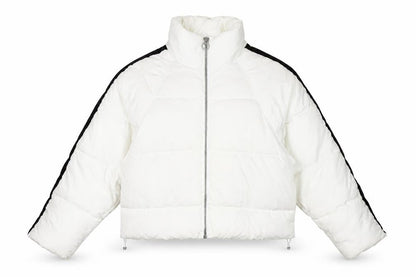 Womens UK Size 10 Topshop White Puffer Jacket