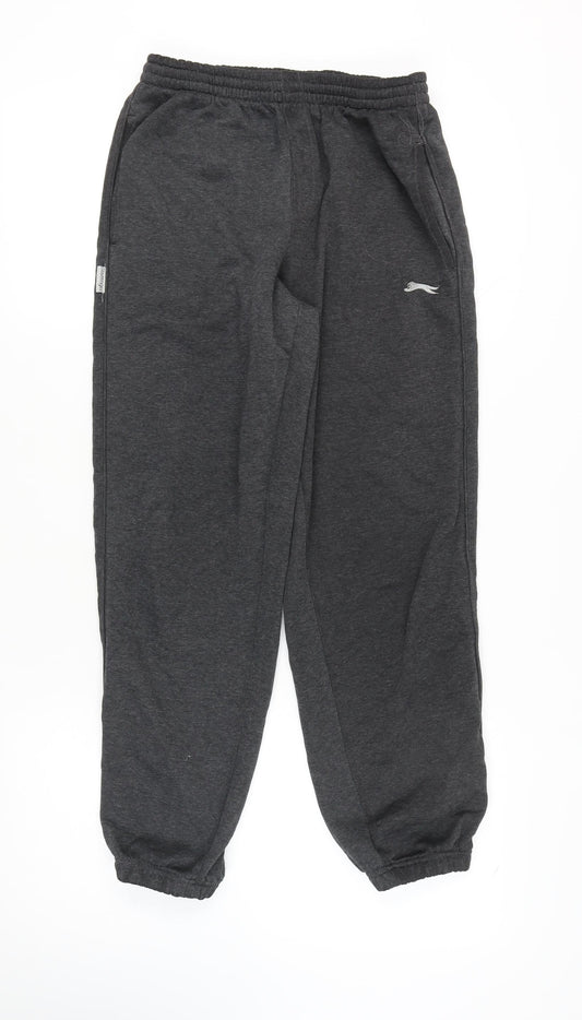 Slazenger Men's Grey Sweatpants - Medium, Casual Wear