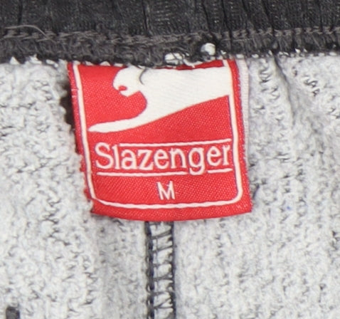 Slazenger Men's Grey Sweatpants - Medium, Casual Wear