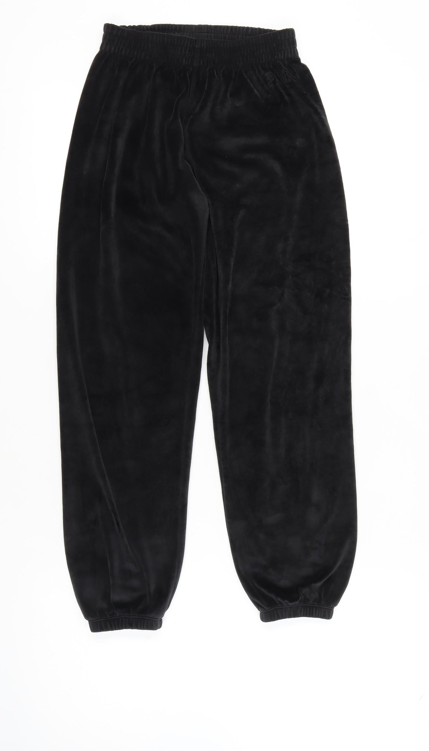 Womens UK Size XS Victoria's Secret Regular Fit Sweatpants Black Trousers