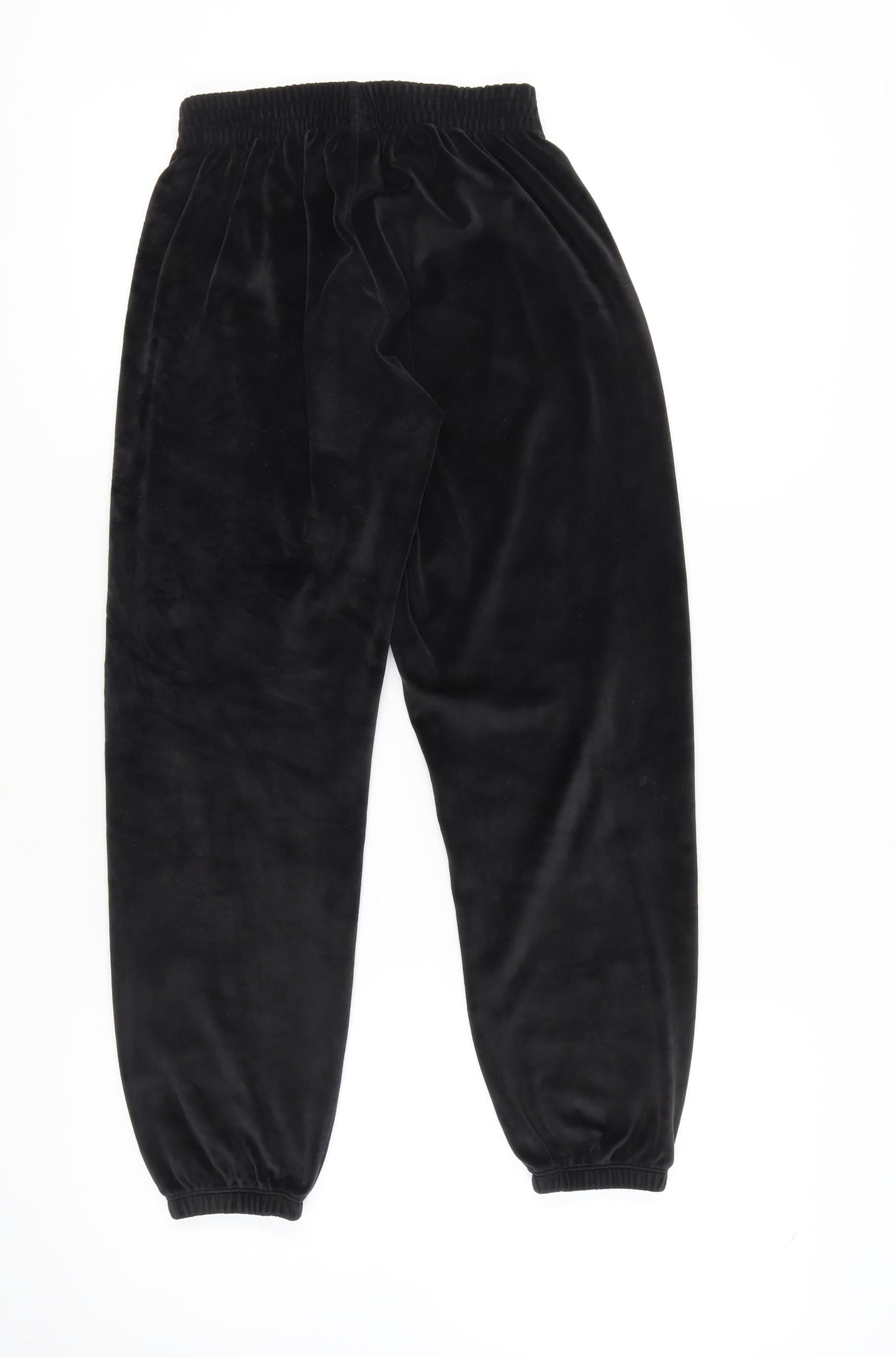 Womens UK Size XS Victoria's Secret Regular Fit Sweatpants Black Trousers