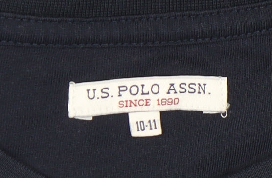 U.S. Polo Assn. Boys Blue T-Shirt 10-11 Years