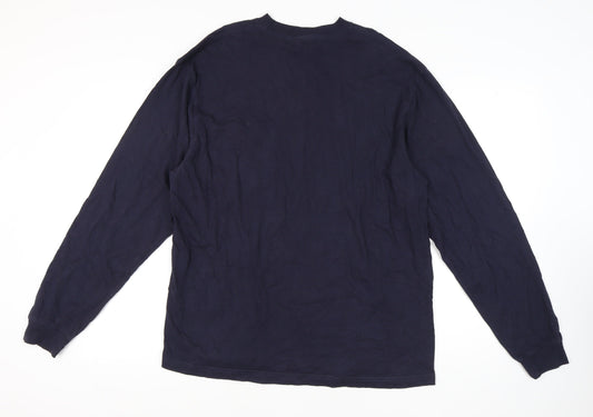 Timberland Men's Blue XL Long Sleeve T-Shirt