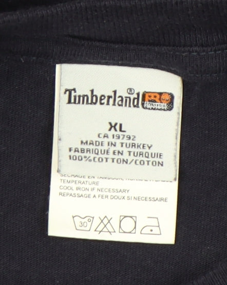 Timberland Men's Blue XL Long Sleeve T-Shirt
