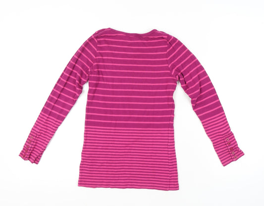 Peter Storm Women's Pink Striped Long Sleeve Top