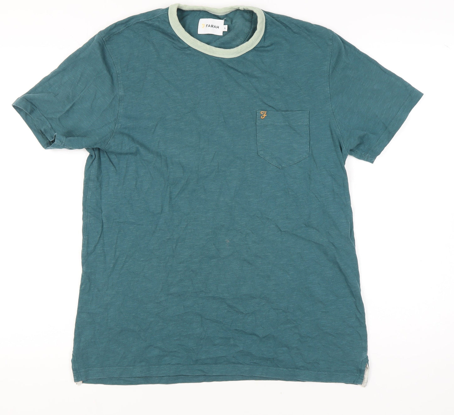 Mens UK Size XL Farah Green  T-Shirt