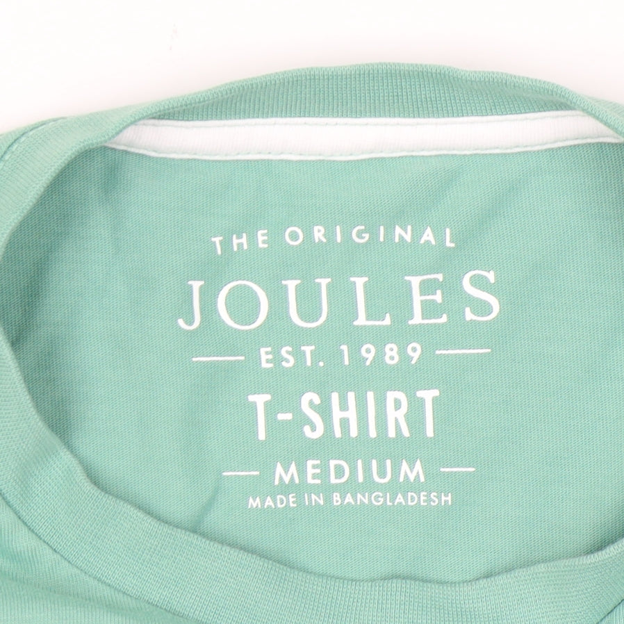 Joules Men's Green Colourblock T-Shirt, M
