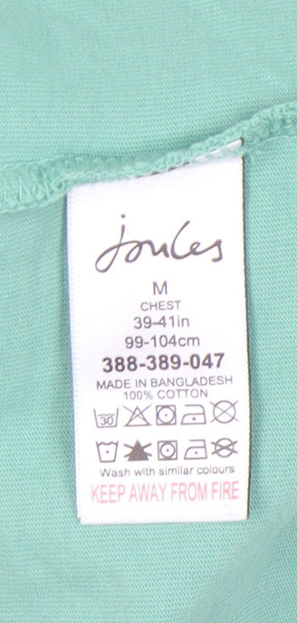 Joules Men's Green Colourblock T-Shirt, M