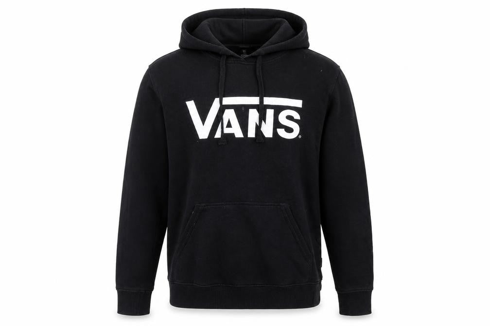 Mens UK Size S VANS Black Pullover Hoodie