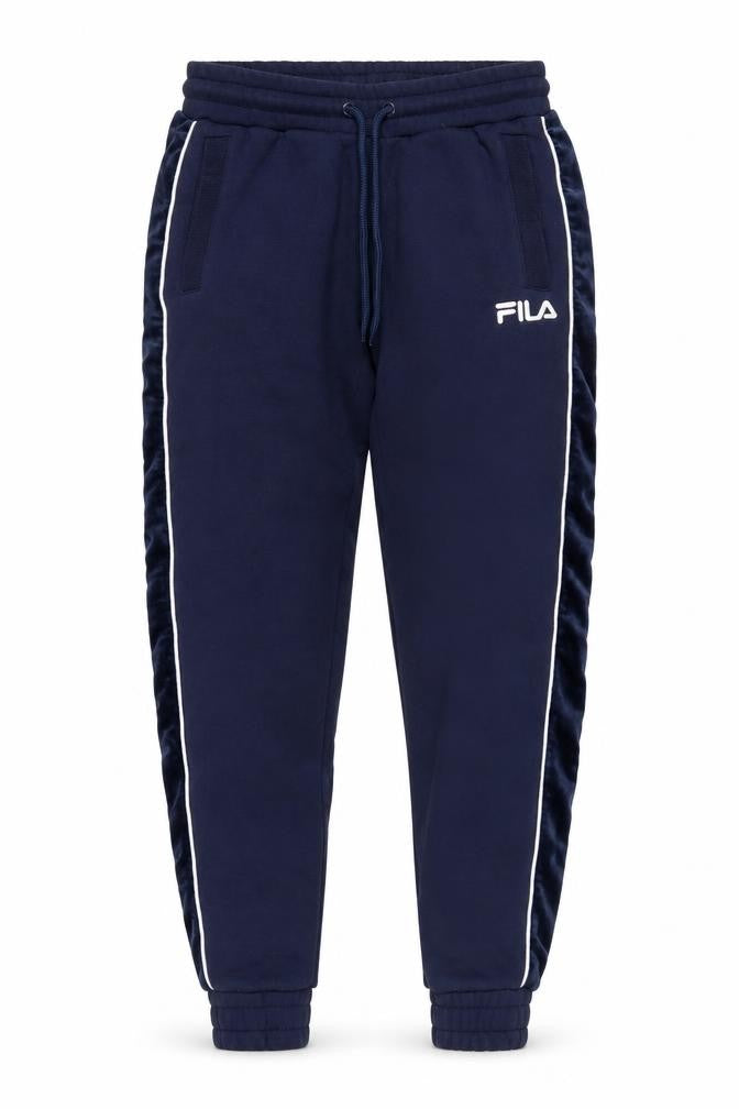 Front view of Fila Women's Blue XS Jogger Trousers for Gym & Running