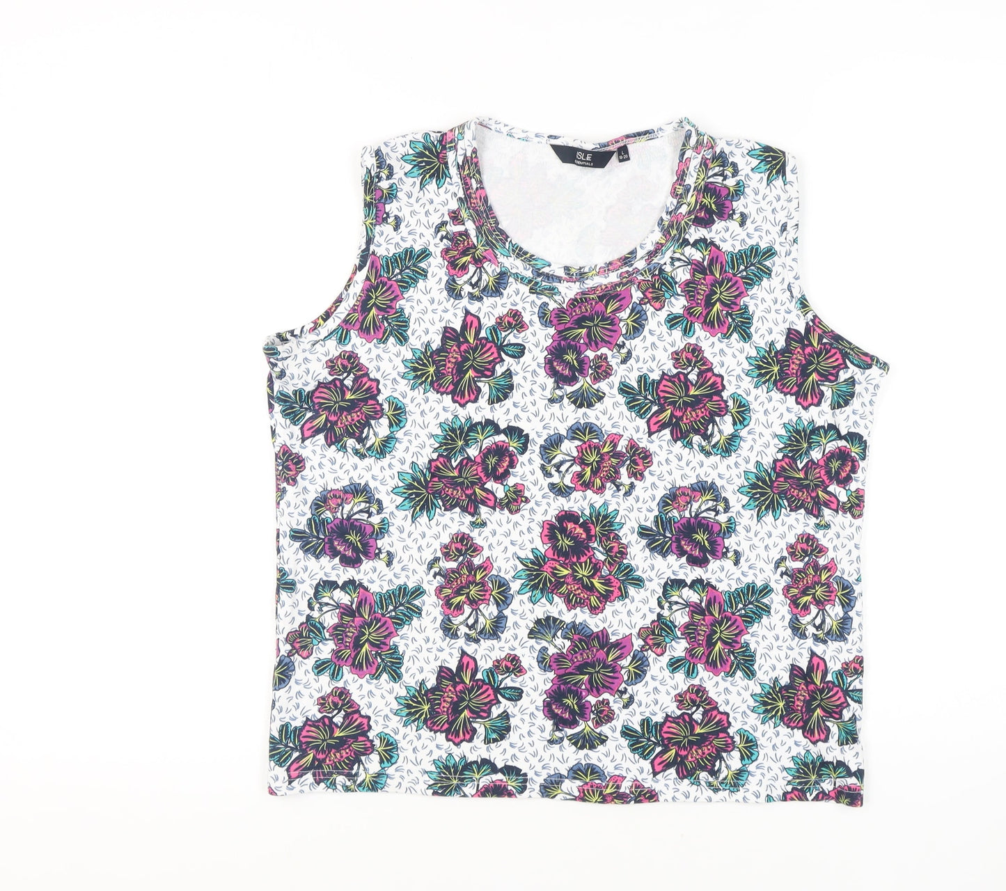 Womens UK Size L Isle Essentials Multicoloured  Tank