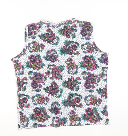 Womens UK Size L Isle Essentials Multicoloured  Tank