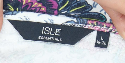 Womens UK Size L Isle Essentials Multicoloured  Tank