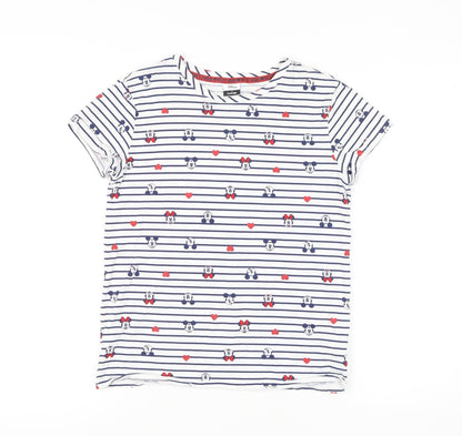 George Women’s White Cartoon T-Shirt Pyjama 8