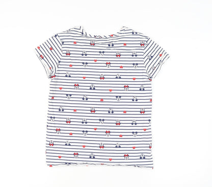 George Women’s White Cartoon T-Shirt Pyjama 8