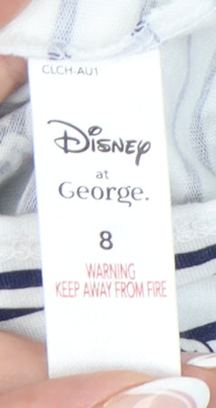 George Women’s White Cartoon T-Shirt Pyjama 8