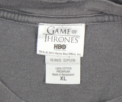 Mens UK Size XL Game Of Thrones Grey  T-Shirt