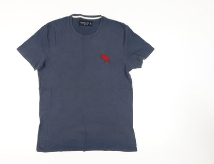 Abercrombie & Fitch Men's Blue M Crew Neck T-Shirt