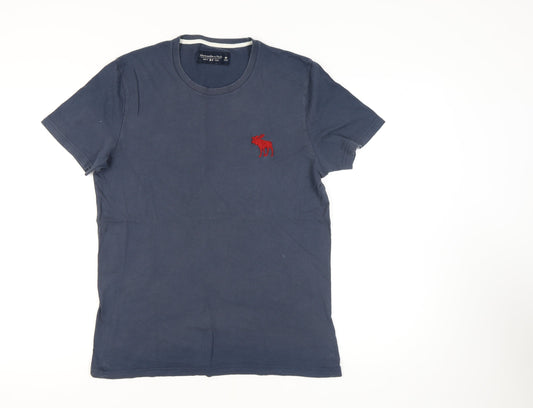 Abercrombie & Fitch Men's Blue M Crew Neck T-Shirt