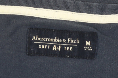 Abercrombie & Fitch Men's Blue M Crew Neck T-Shirt