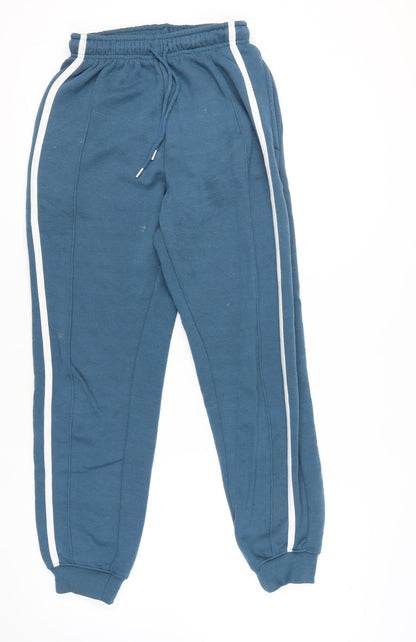 Womens UK Size 6 PRETTYLITTLETHING Relaxed Fit Jogger Blue Trousers