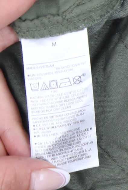 Old Navy Women's Green Jogger Trousers Sz M