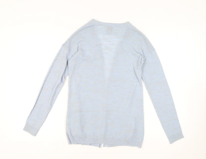 Womens UK Size 8 River Island Blue Cardigan Jumper