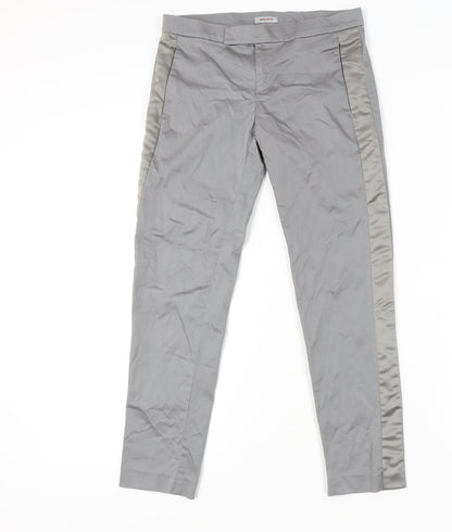Miss Sixty Women's Grey Slim Trousers, Size 24