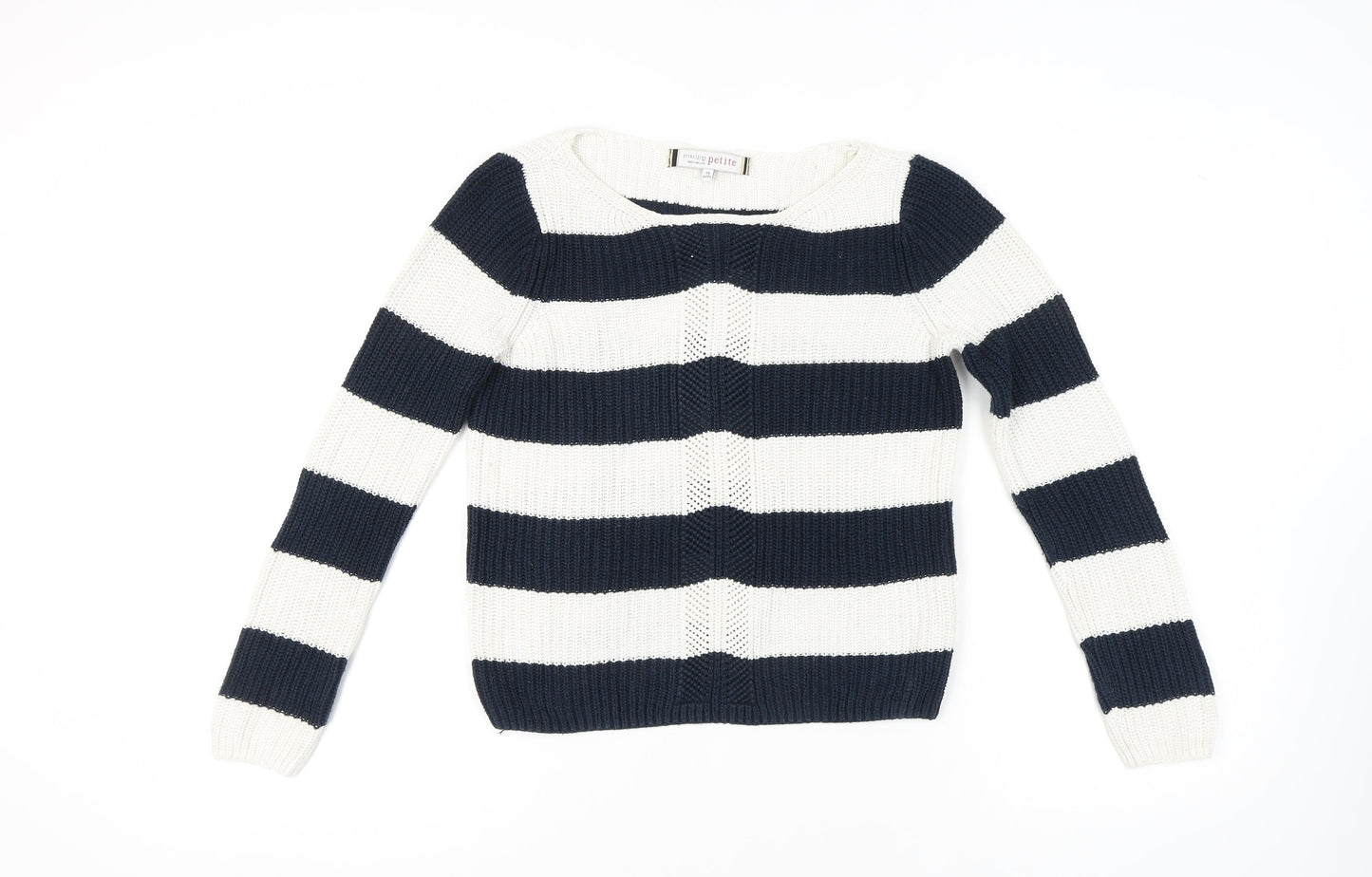 Womens UK Size 10 Petite Principles by Ben de Lisi Multicoloured Pullover Jumper