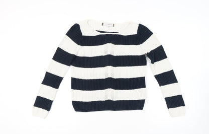 Womens UK Size 10 Petite Principles by Ben de Lisi Multicoloured Pullover Jumper