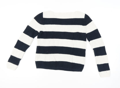 Womens UK Size 10 Petite Principles by Ben de Lisi Multicoloured Pullover Jumper
