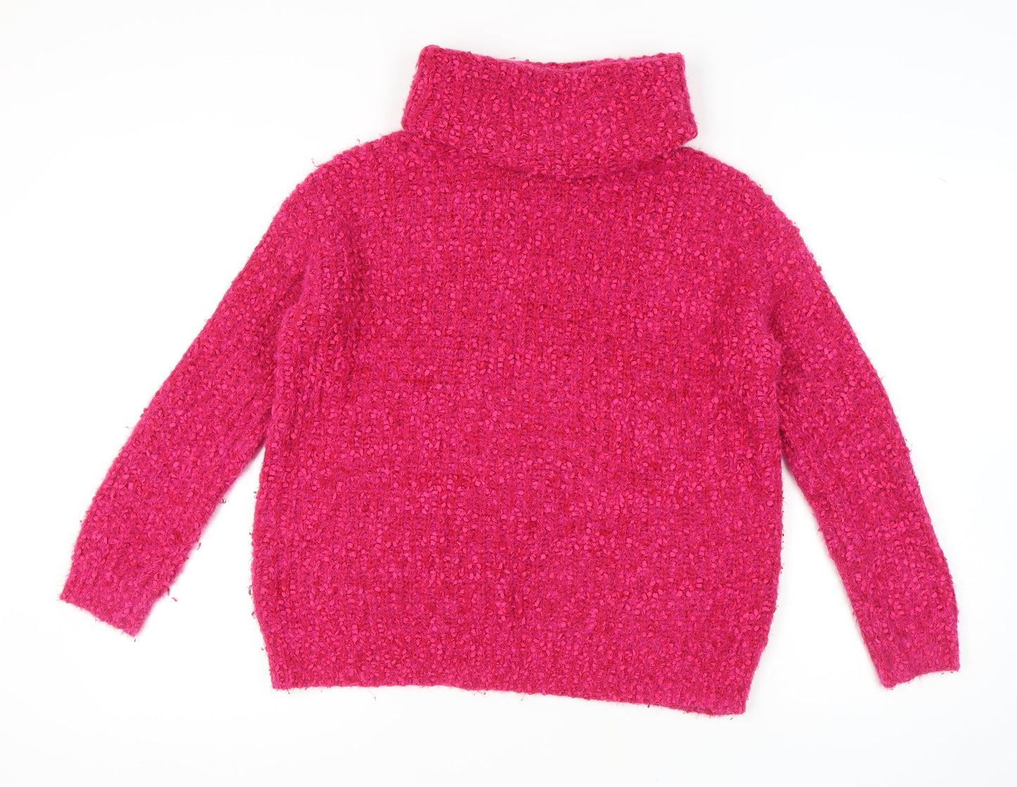Womens UK Size S Marks and Spencer Pink Pullover Jumper