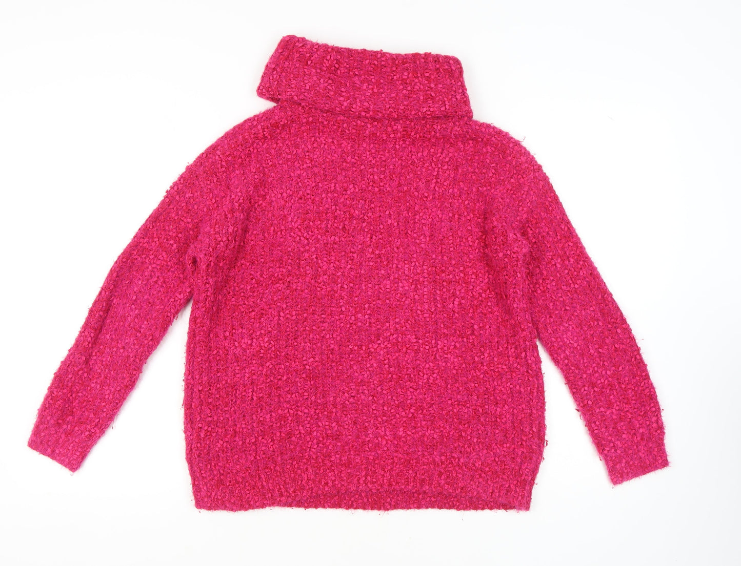 Womens UK Size S Marks and Spencer Pink Pullover Jumper