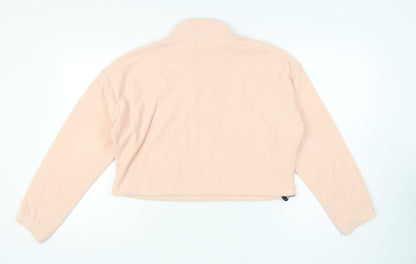 HI-TEC Women's Beige 1/4 Zip Fleece Sweatshirt Size 12