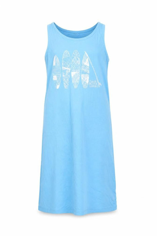 Saltrock Girls Blue Surf Tank Dress, 14 Years, Beach Style