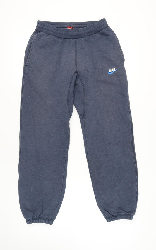 Nike Men's Blue Sweatpants Size S Gym and Training