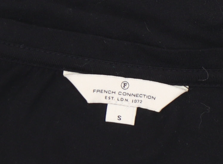 Womens UK Size S French Connection Black  T-Shirt